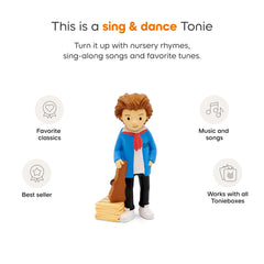 Tonies Beethoven's Wig toy-character boosts storytelling during playtime.