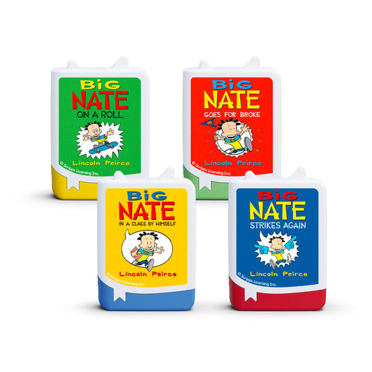 Tonies Big Nate audiobook set cover—four stories for independent listening.