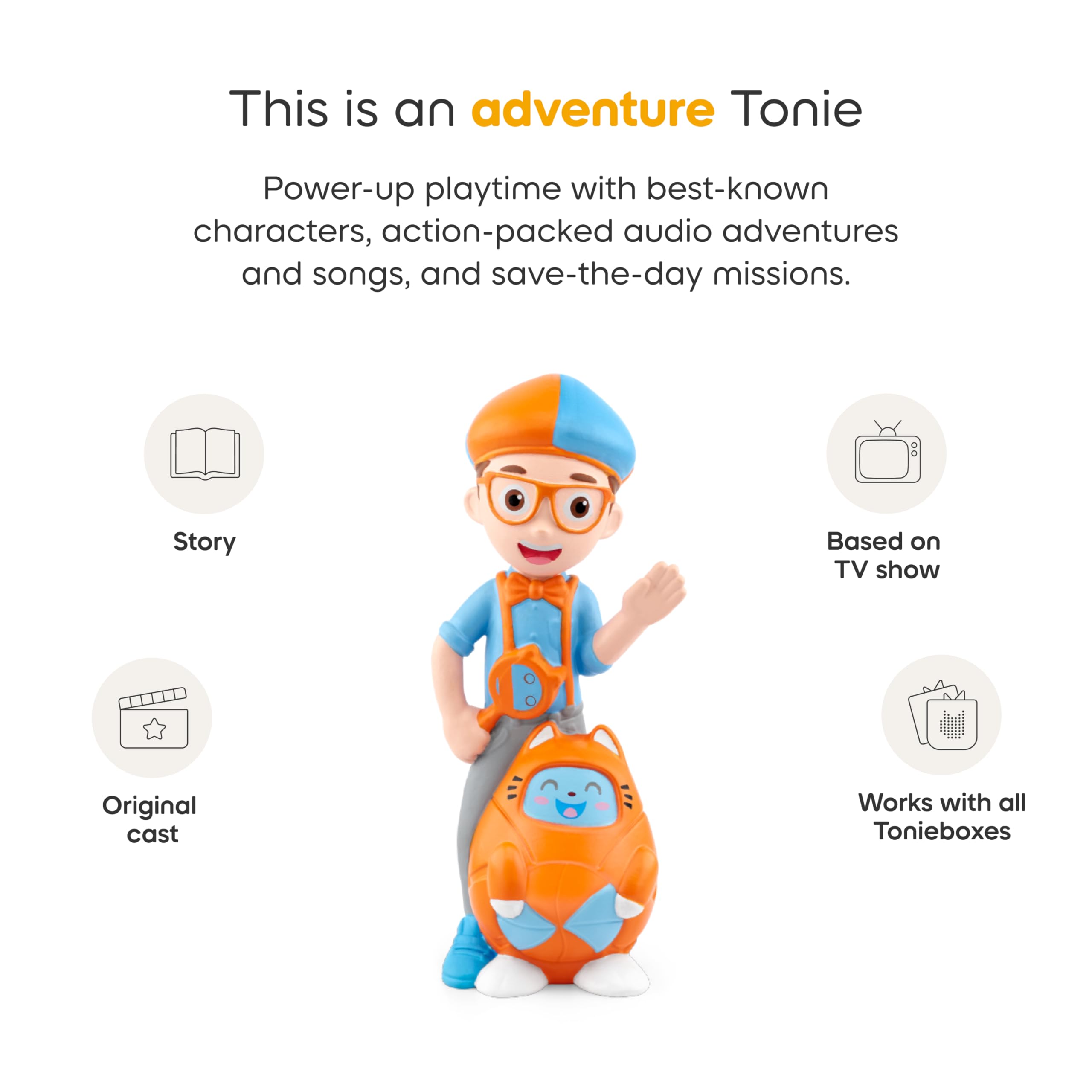 Tonies Blippi Mobile pirate ship scene for expressive storytelling.