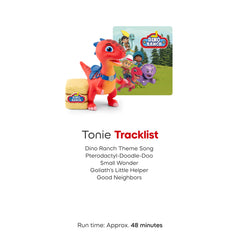 Tonies Blitz outdoor adventure scene shows kids exploring while listening.
