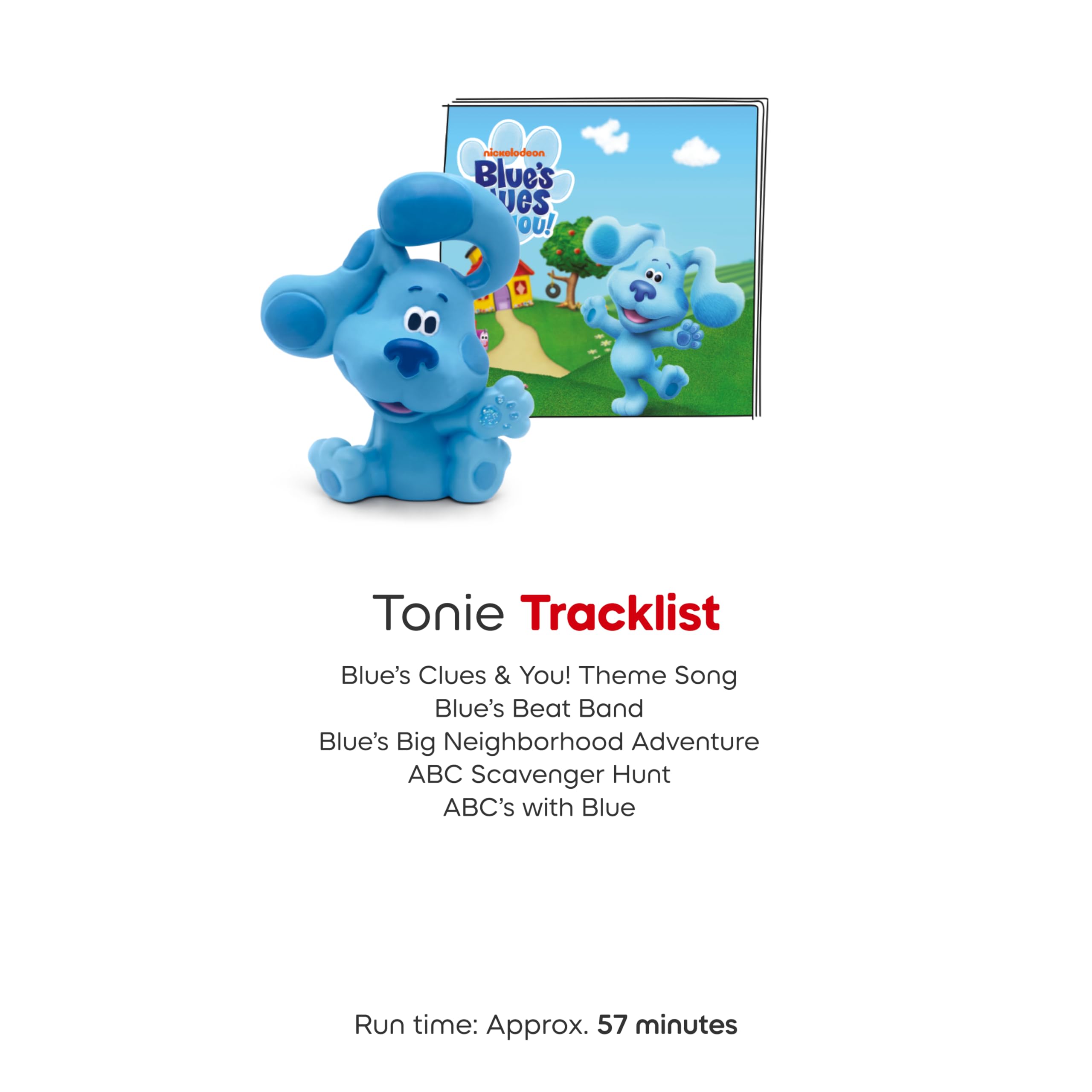 Tonies Blues Clues & You tracklist previews the songs.