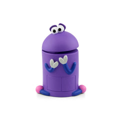 Bo musical adventures shown beside Toniebox encourage independent listening.