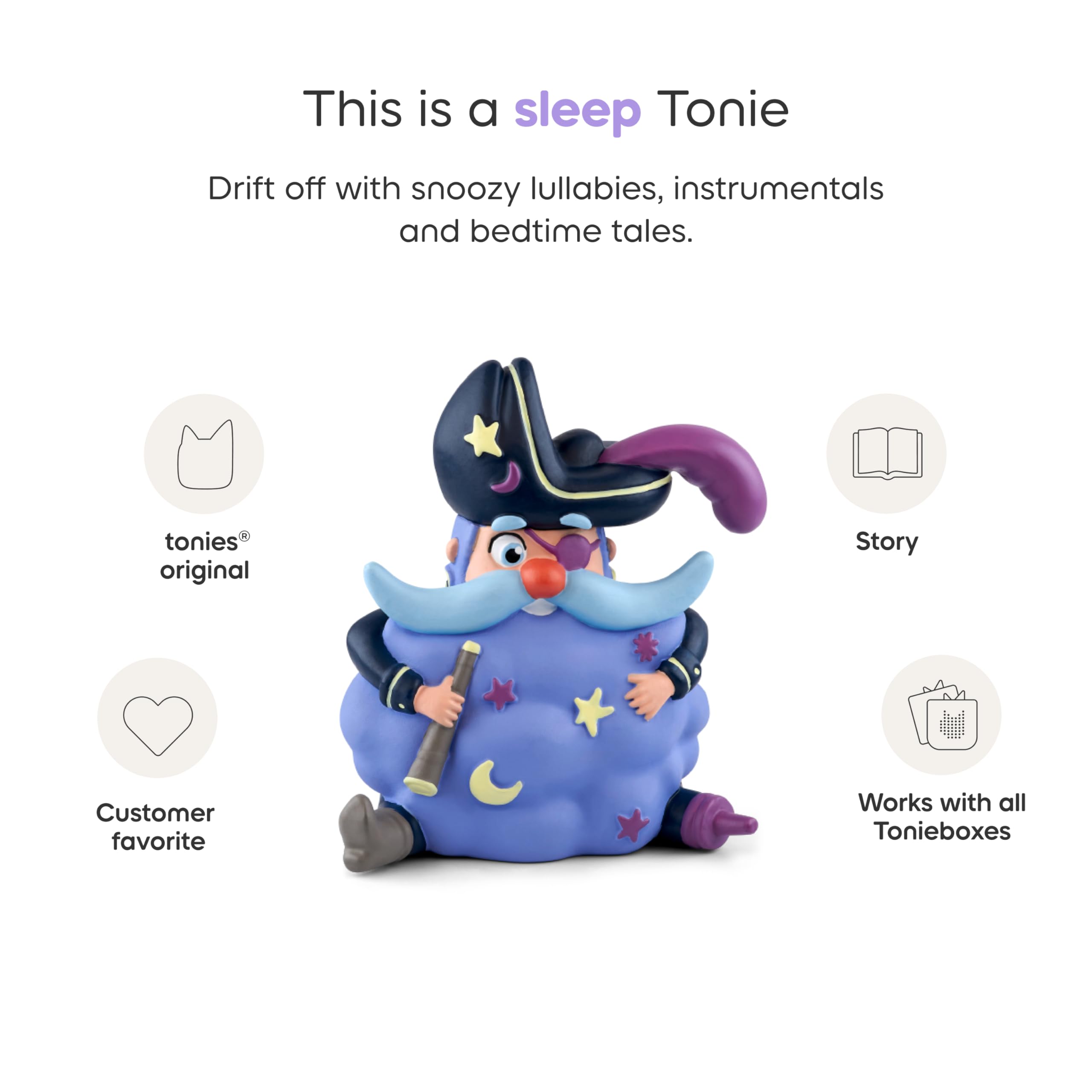 Tonies Cap'n Dreambeard sleep story aiding winding down at bedtime.