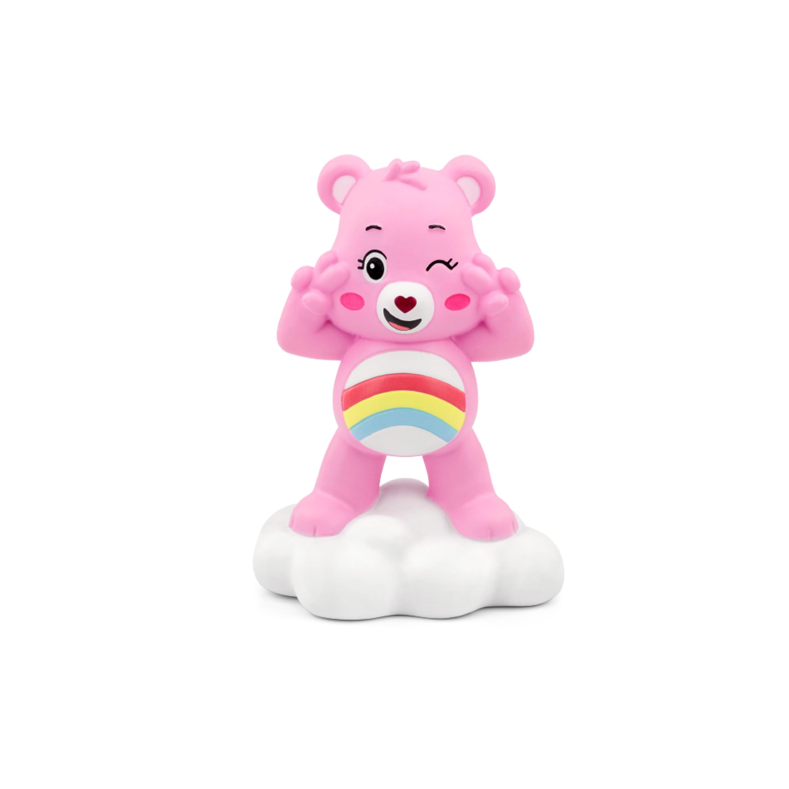 Tonies Cheer Bear on the Toniebox setup for easy listening.