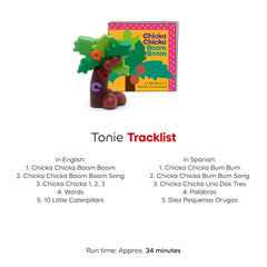 Tonies Chicka Chicka Boom Boom child listening setup for imaginative learning.