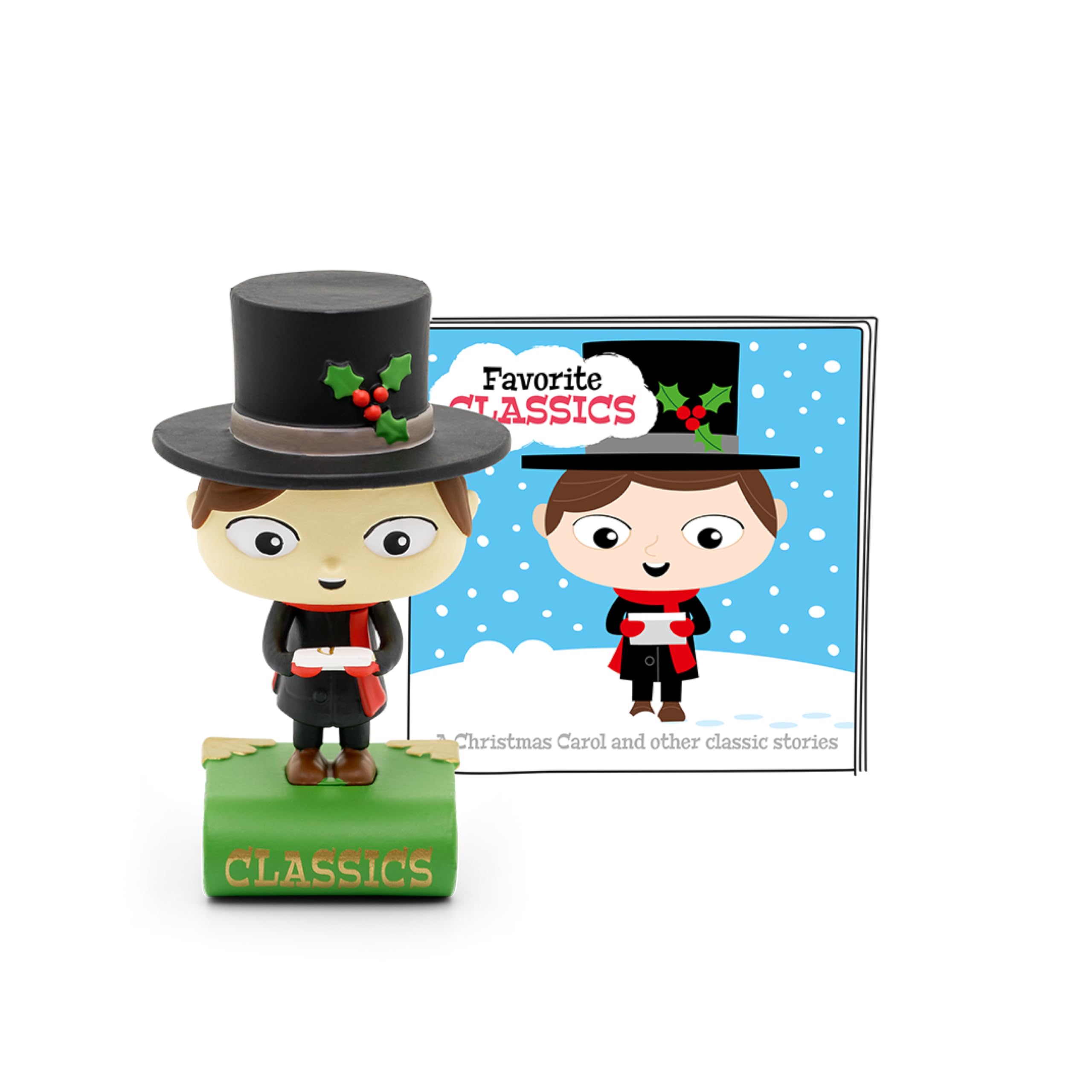 Tonies Christmas Carol character packaging shown for gifting and playtime.
