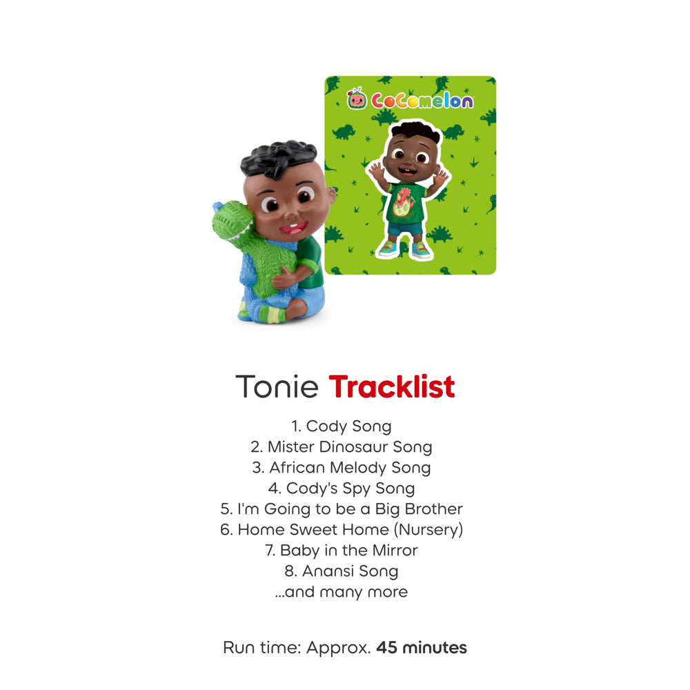 Cody tracklist card showing 17 songs for play.