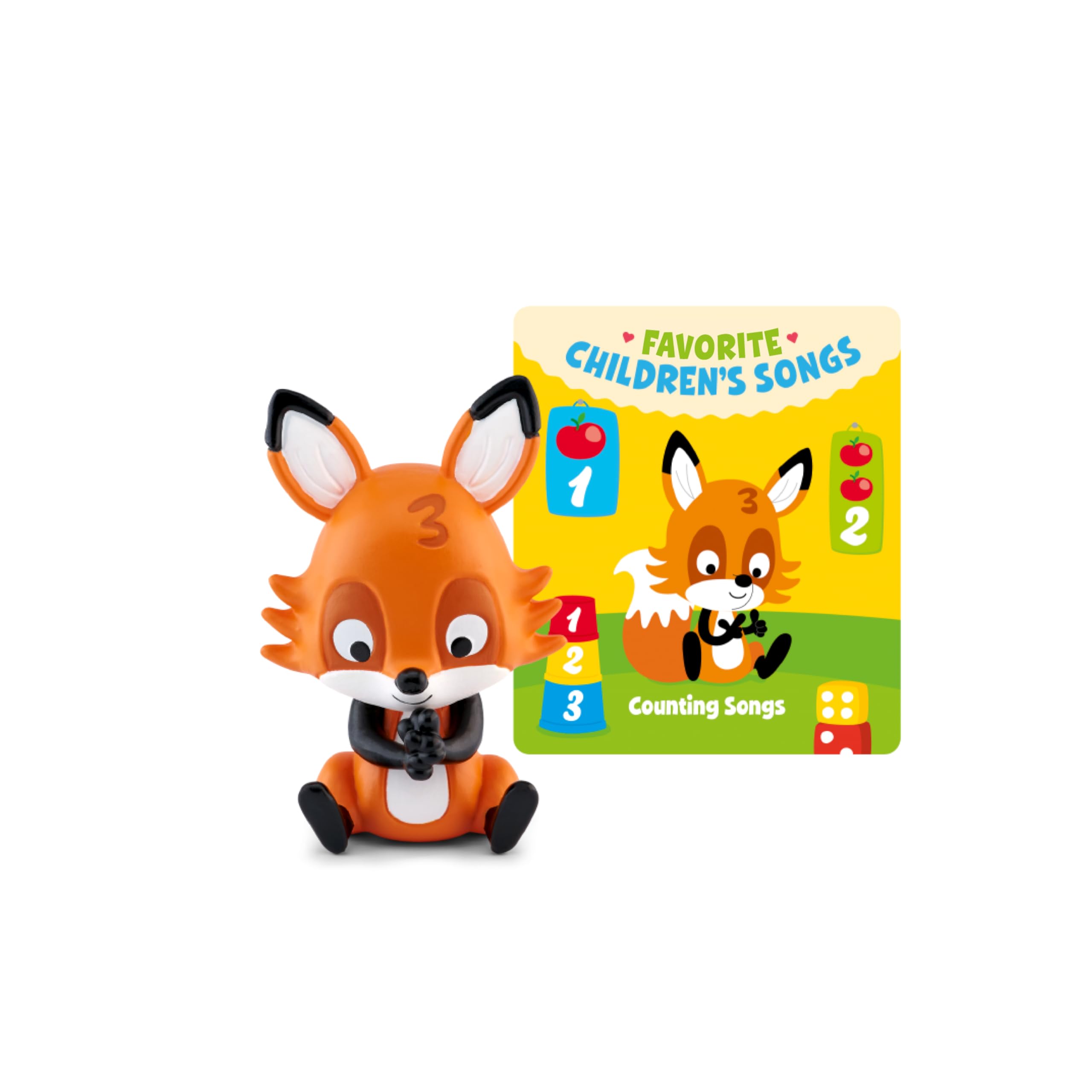 Tonies Counting Songs figurine front view encourages playful learning of numbers.
