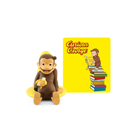 Tonies Curious George figurine close-up for engaging storytelling