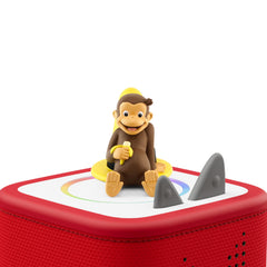 Tonies Curious George stories pack image showing four tales