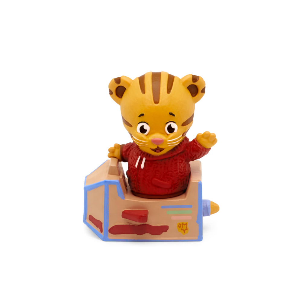 Tonies Daniel the Tiger on Toniebox for easy audio playback anywhere.