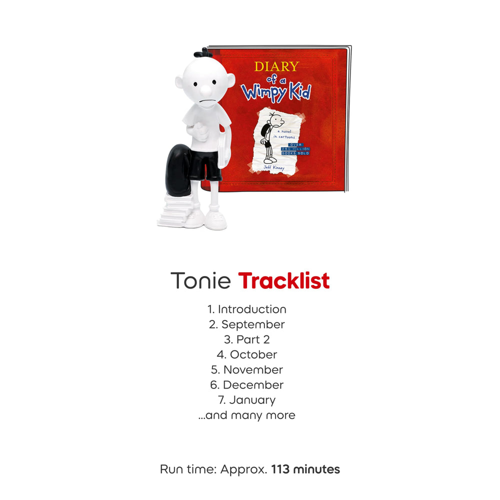 Tonies Diary of a Wimpy Kid audio timeline hints at monthly chapters