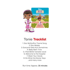 Disney Tonies packaging promotes durable, kid-friendly setup for family listening