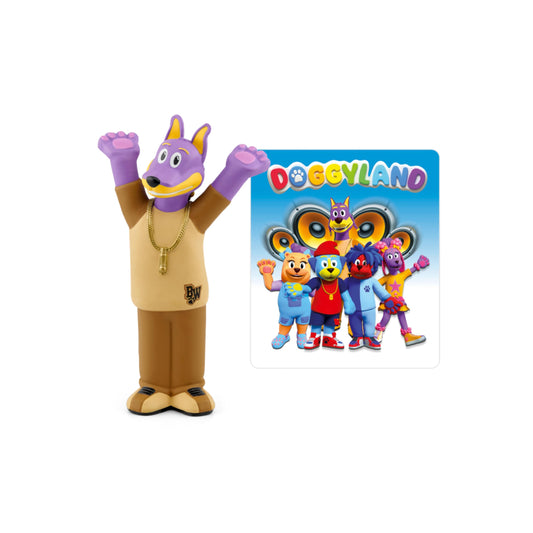 Tonies Doggyland Bow Wizzle figurine brings cheerful storytelling to playtime.