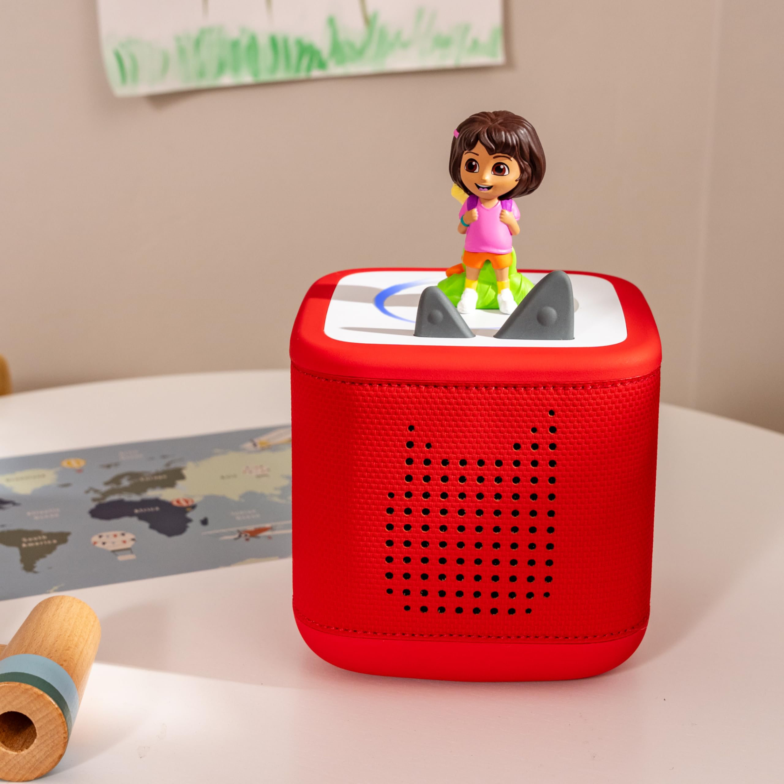 Tonies Dora mystery gift episode scene encourages curious listening.