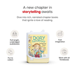 Tonies Dory Fantasmagory Audiobook Set child listening scene for cozy stories