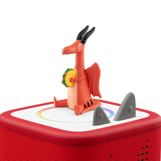 Tonies Dragons Love Tacos story tracks cover for interactive listening.