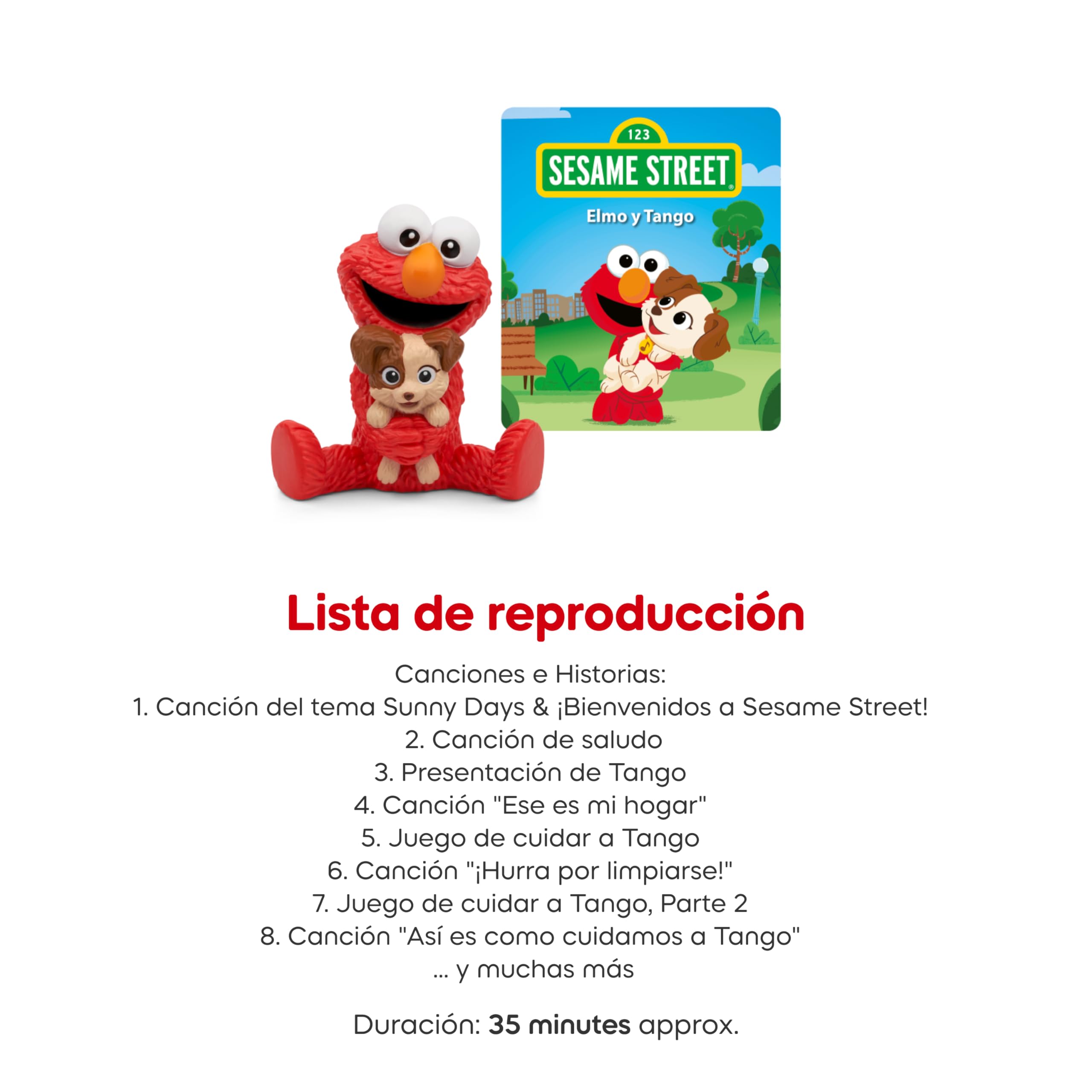 Tonies Elmo & Tango detalles de emociones para cuentos en casa