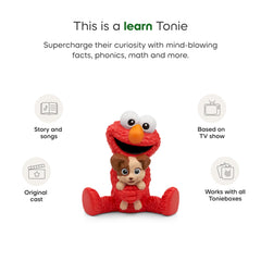 Tonies Elmo and Tango pet care theme image teaches responsible care through play.