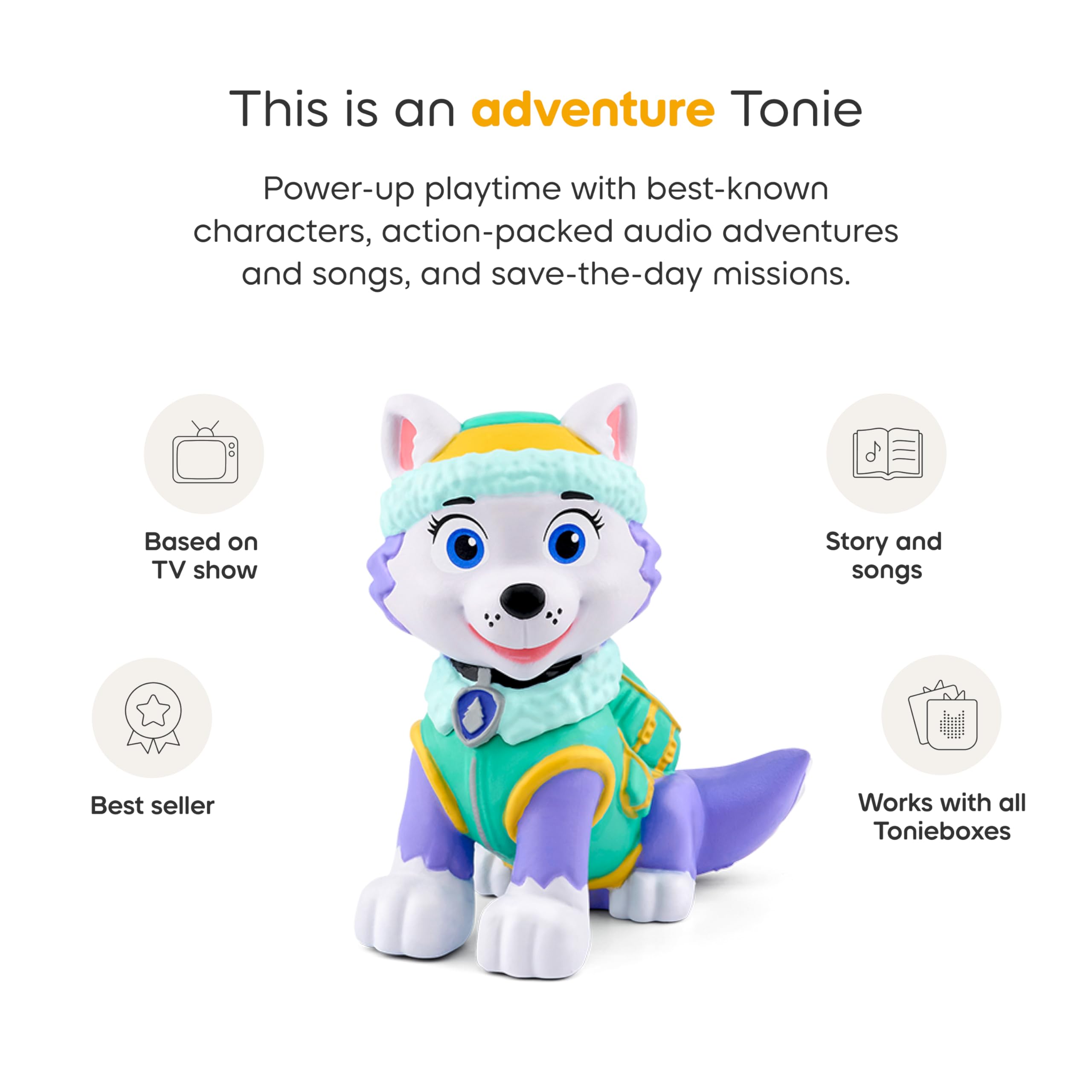Tonies Everest with Toniebox enables easy on-the-go storytelling.