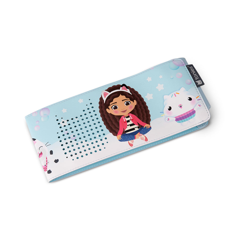Gabby’s Dollhouse sleeve's colorful pattern improves playtime visuals while protecting edges.