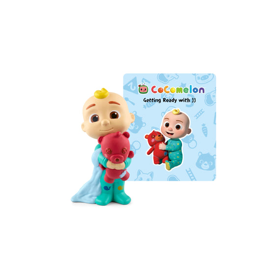 Tonies Getting Ready with JJ figurine close-up showing vibrant character details for imaginative play.