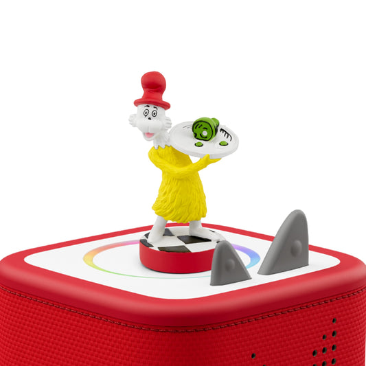 Tonies Green Eggs and Ham story pack highlighting Sam-I-Am adventures.