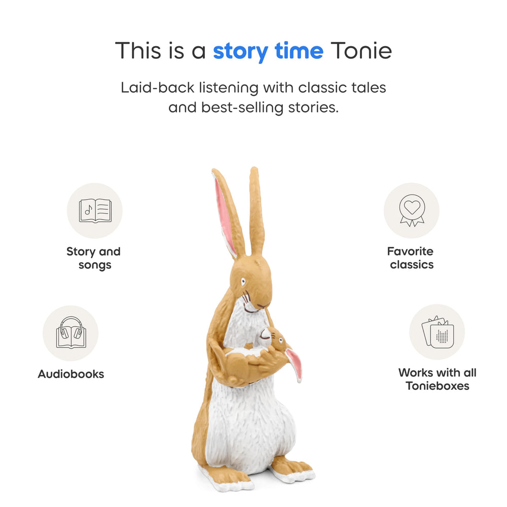 Tonies Guess How Much I Love You figure in a cozy dance and sing scene