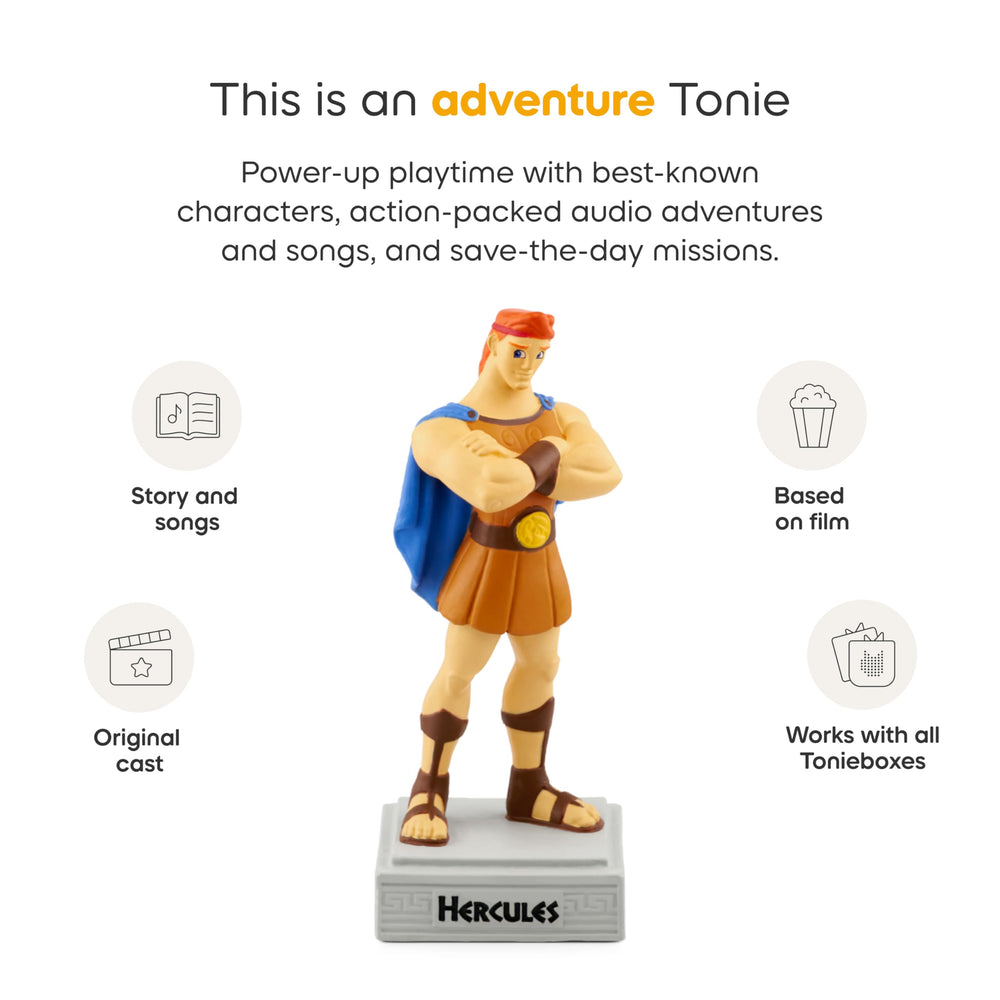 Tonies Hercules 47-minute audio story for immersive listening.
