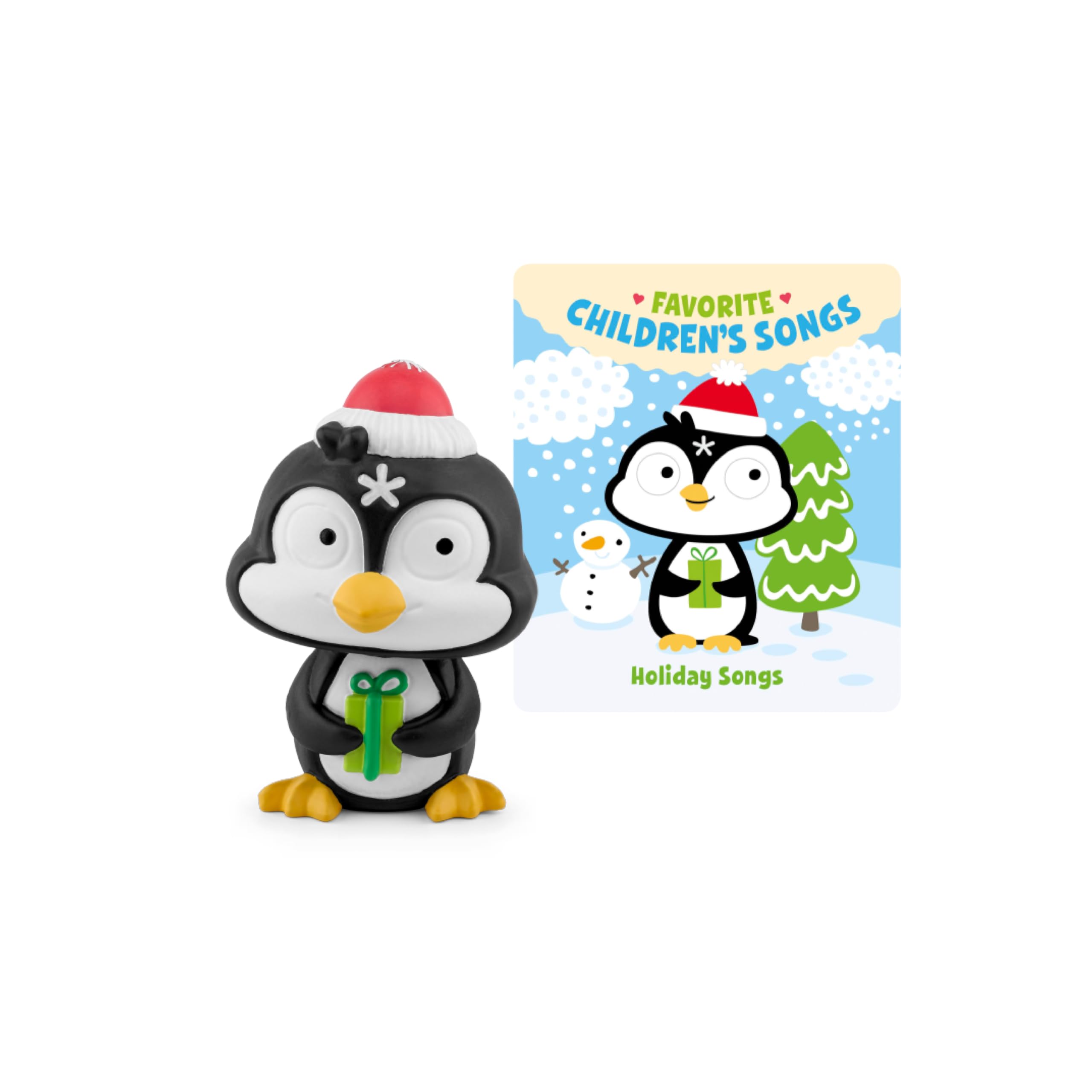 Tonies holiday penguin figurine ready for cheerful playtime.