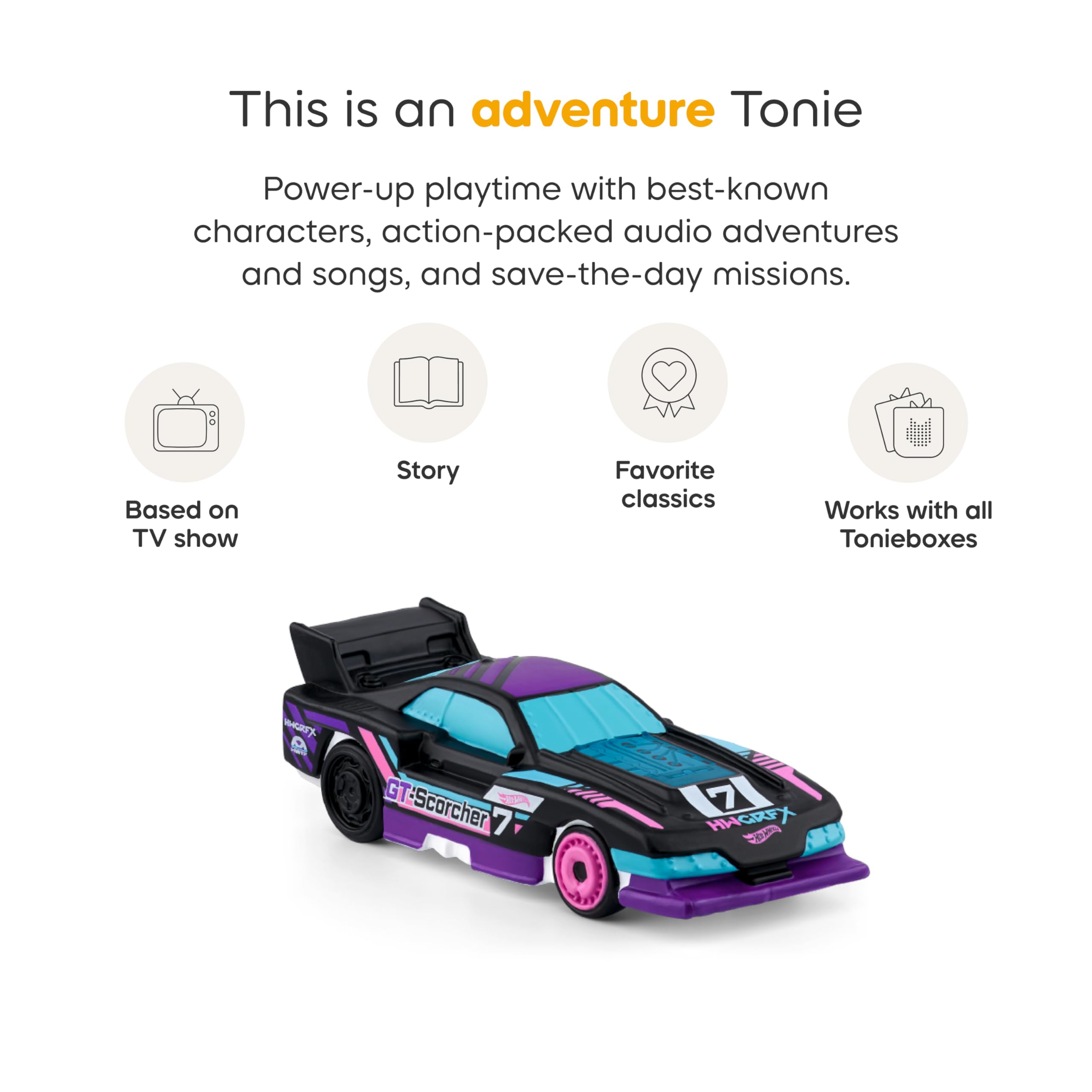 Tonies Hot Wheels Professor Rearview adds playful challenge to adventures
