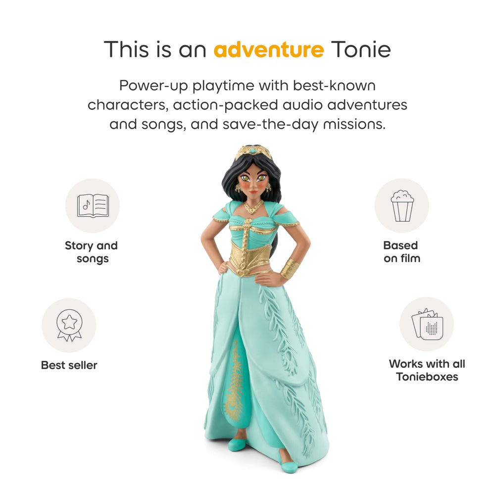 Jasmine on Toniebox during quiet time fuels imagination.