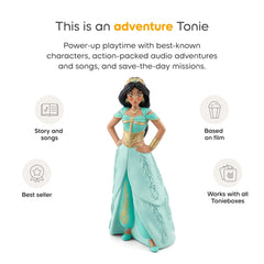 Jasmine on Toniebox during quiet time fuels imagination.