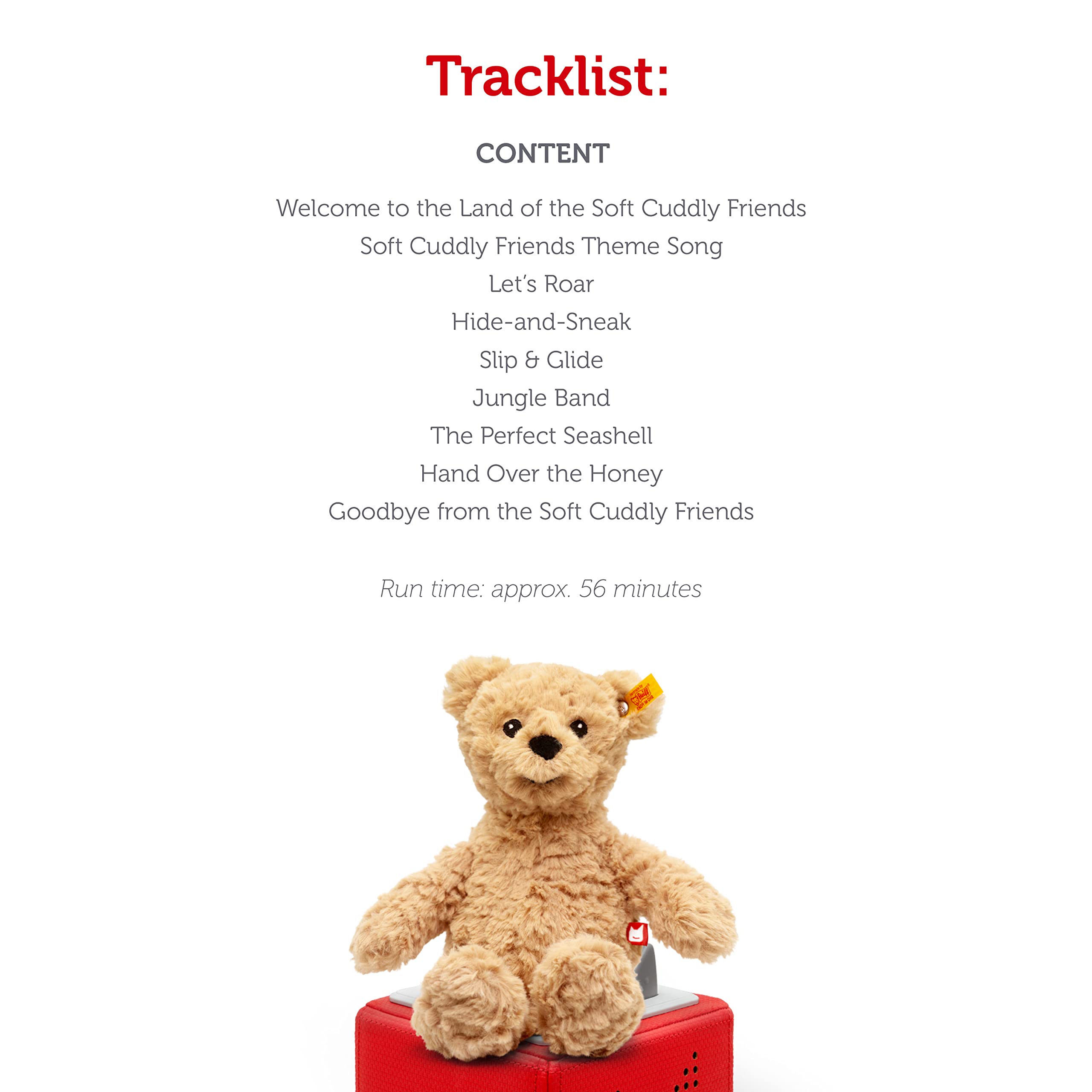 Tonies Jimmy Bear plush set for on-the-go storytelling on the Toniebox.