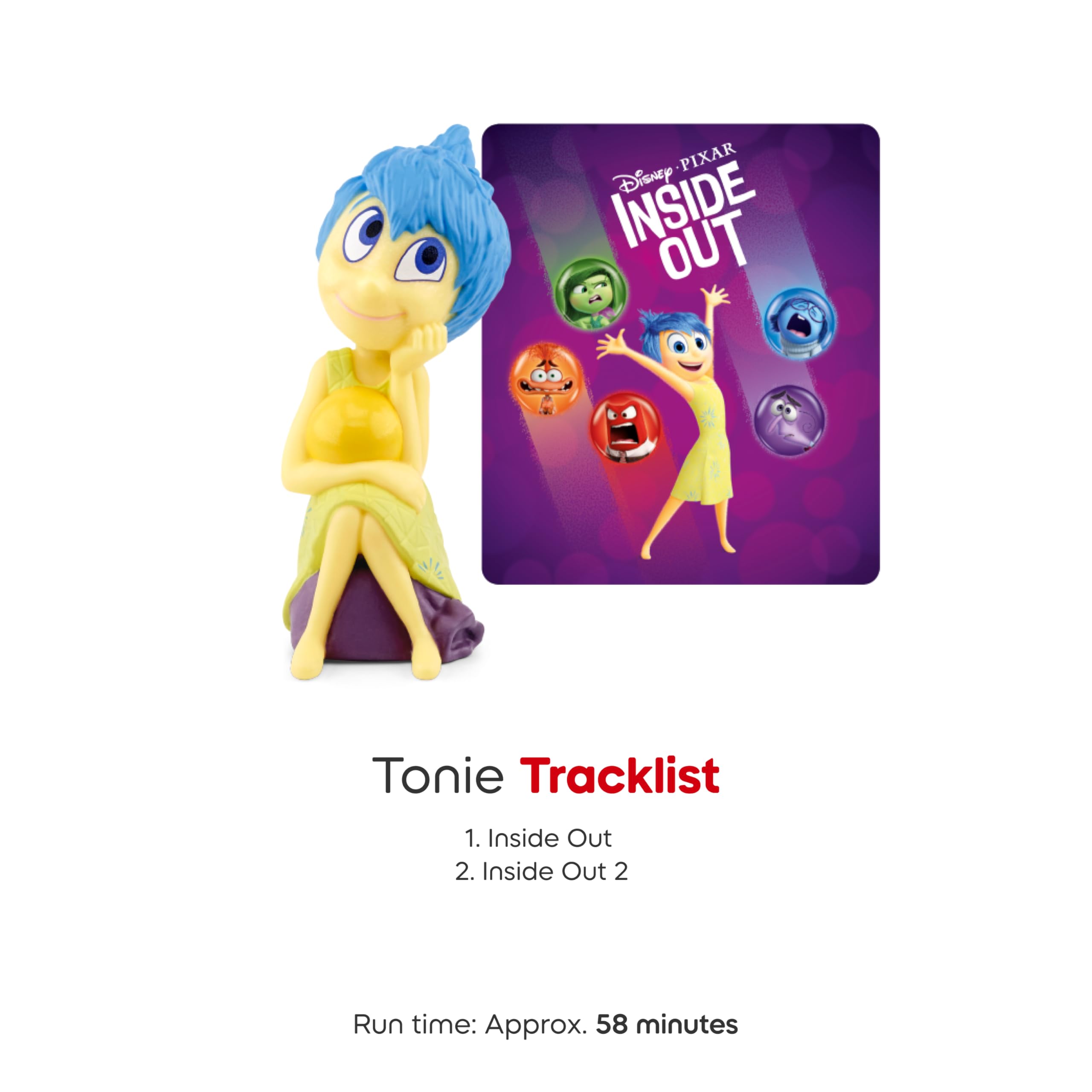 Tonies Joy Inside Out toy for ages 5+ soothing storytelling experiences.