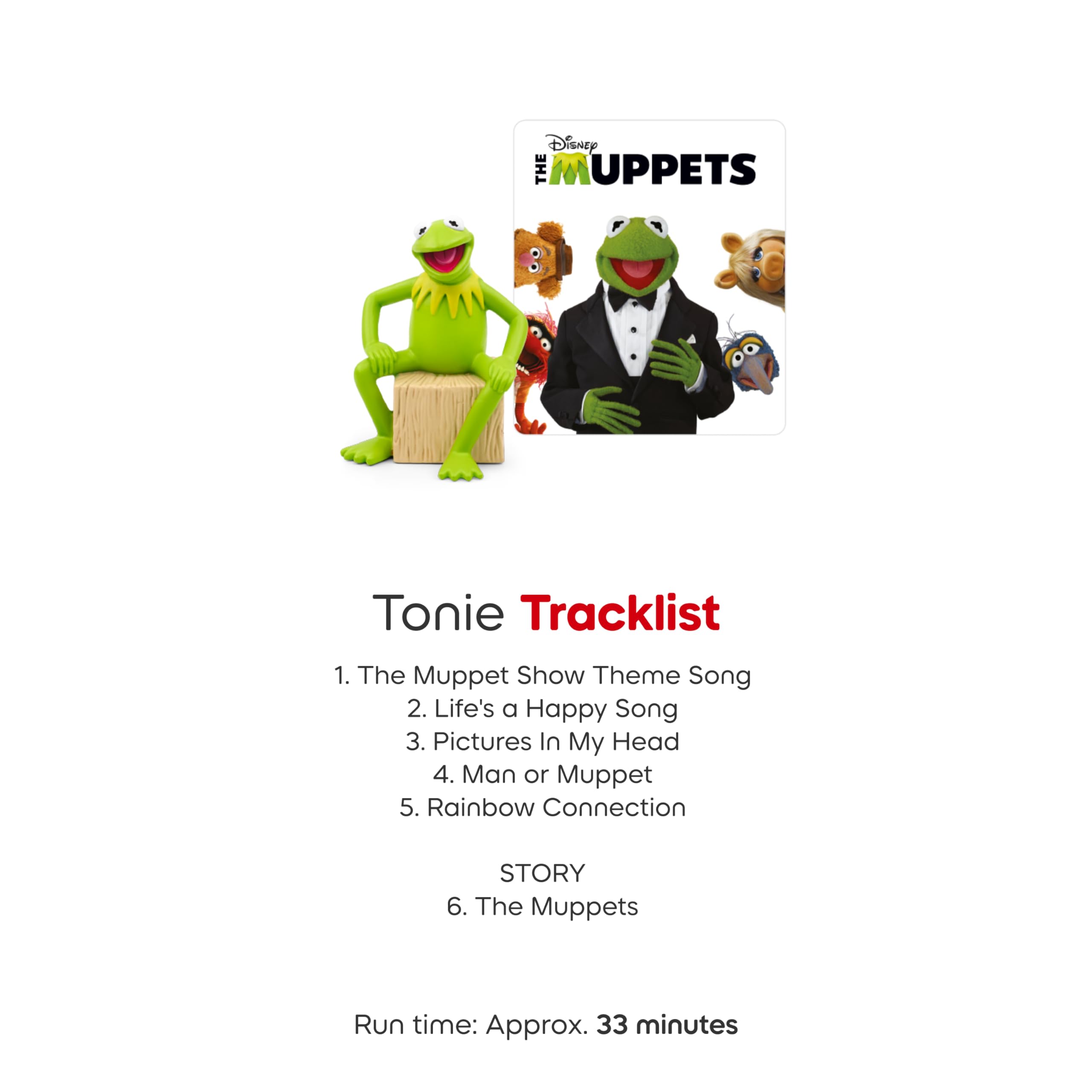Tonies Kermit the Frog audio promotes creative visualization during playtime.