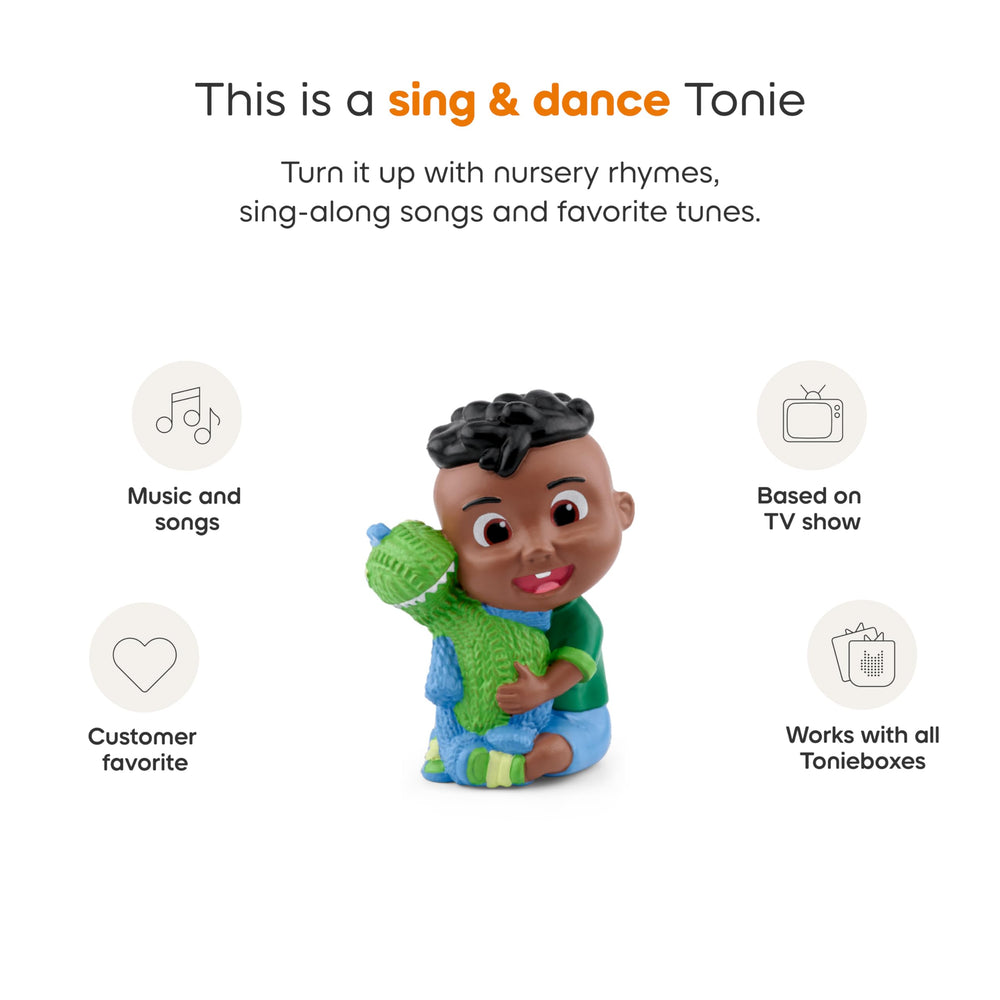 Children dancing and singing along with Tonies Cody.