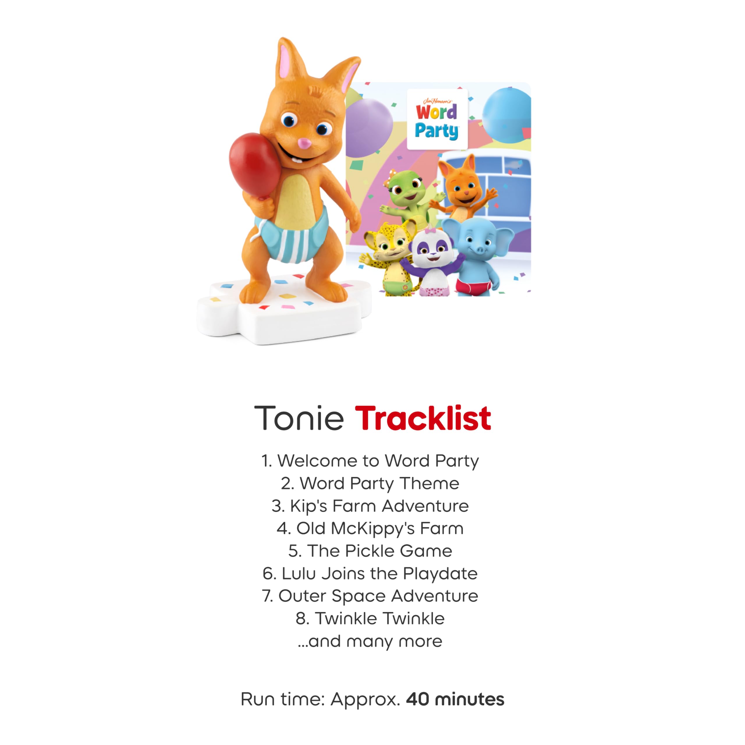 Tonies Kip naptime story page for soothing bedtime listening.