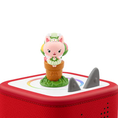 Kitty Fairy in garden sleepover scene promotes creative play.