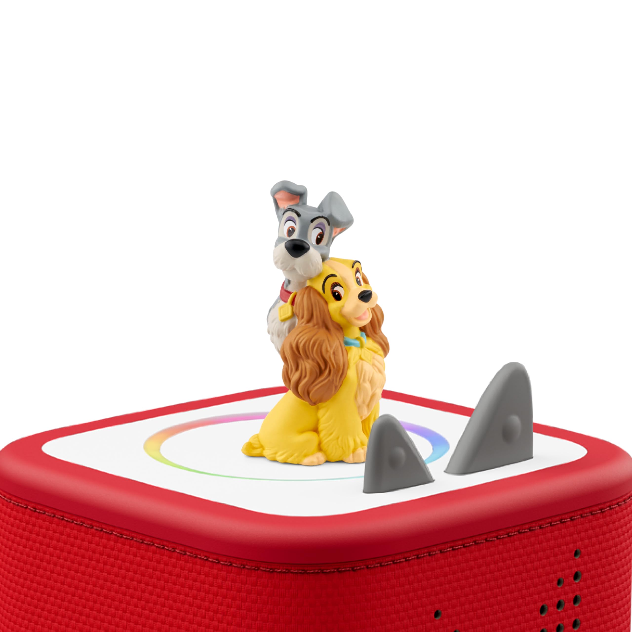 Tonies Lady and the Tramp packaging highlights the collectible figure and included content.