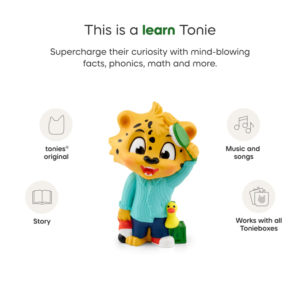Child playing with Toniebox powered by Leo's Day.