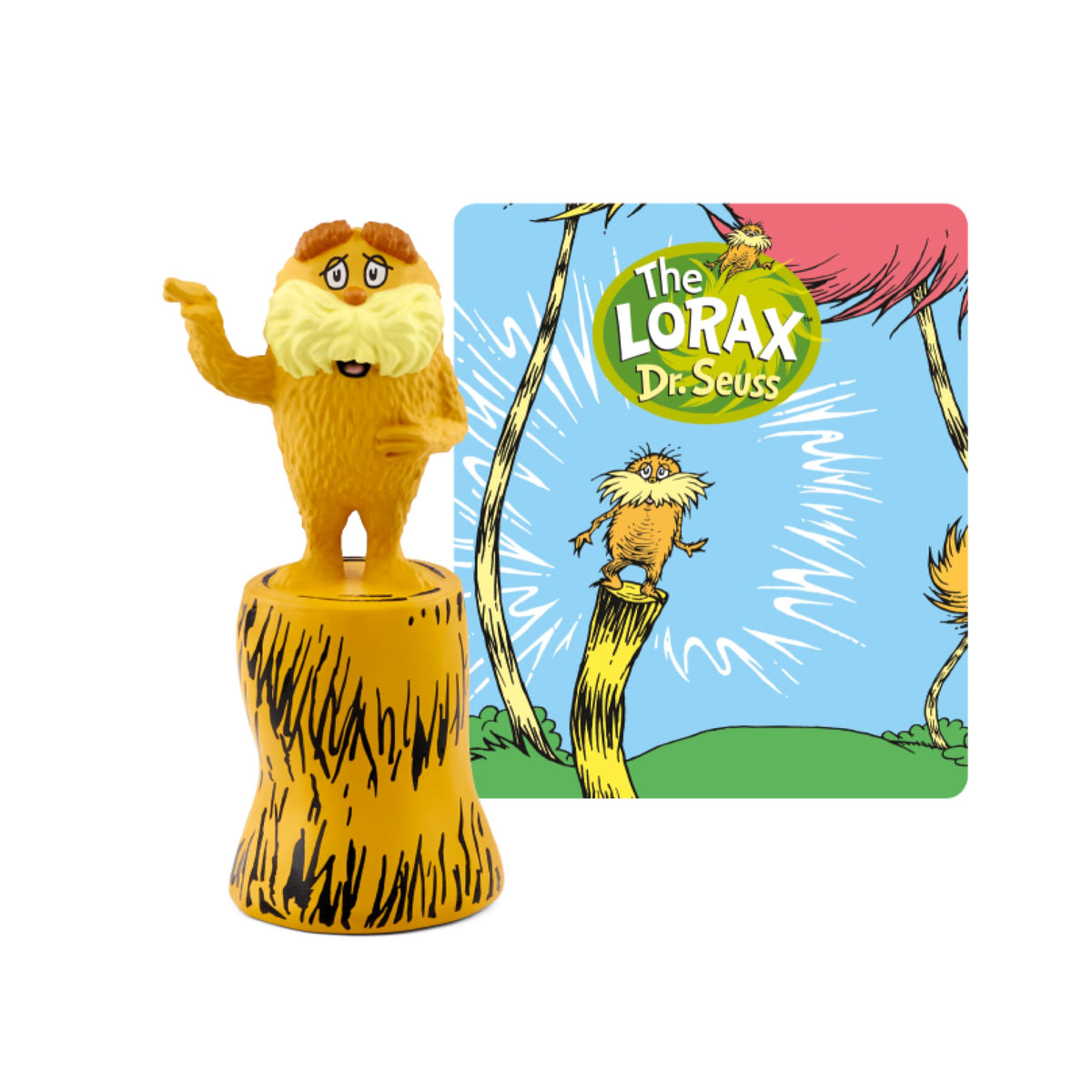 Tonies Lorax figurine front view for storytelling.