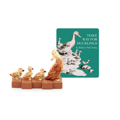 Tonies Make Way for Ducklings figurine with stories, ideal for imaginative play and listening.