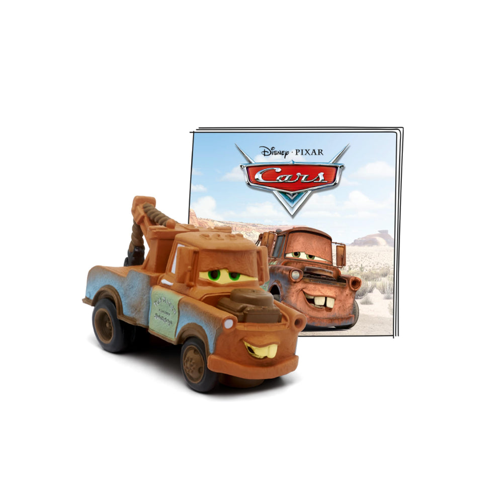 Tonies Mater figure from Cars 2, ready for screen-free storytelling adventures.