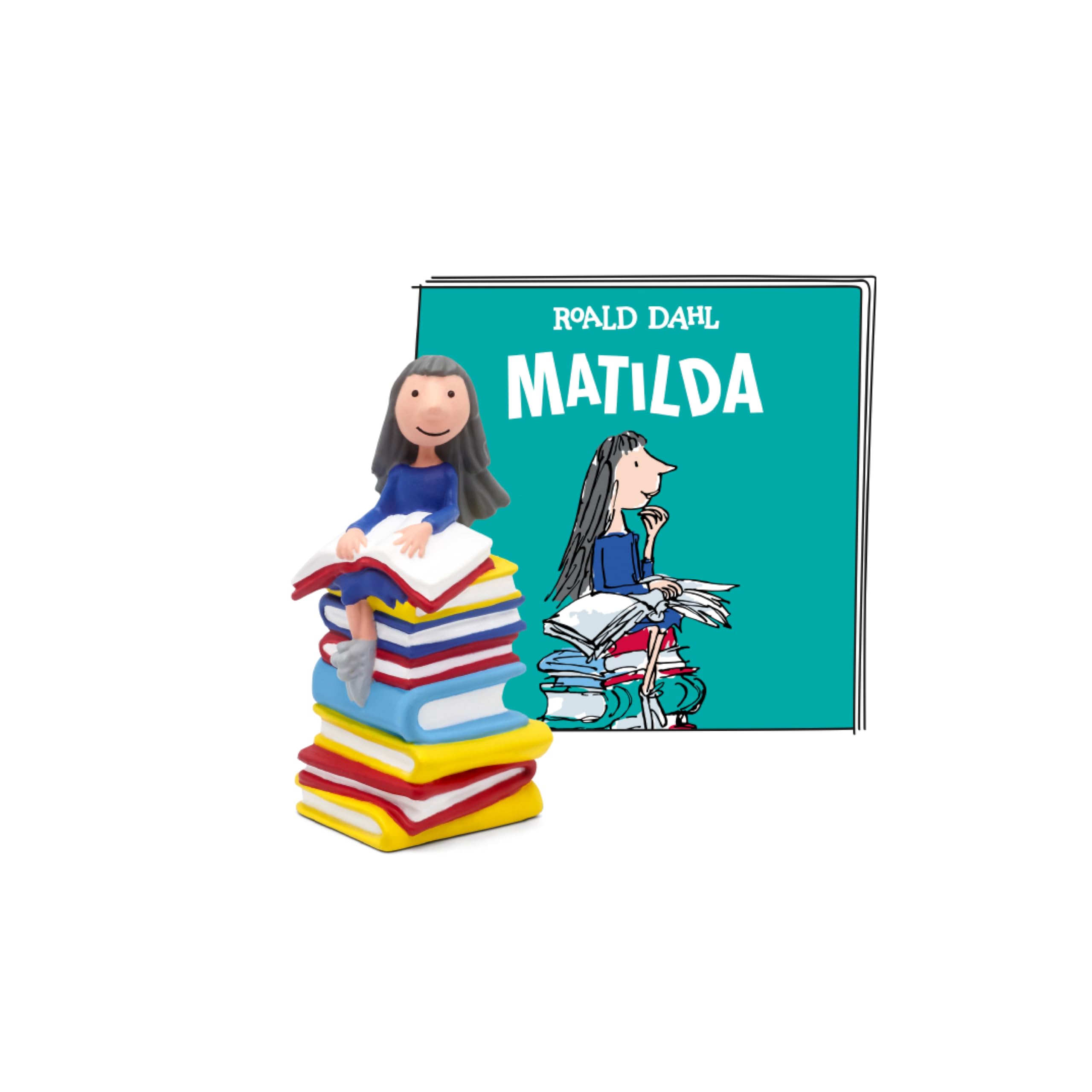 Tonies Matilda figurine ready to spark imaginative listening adventures.