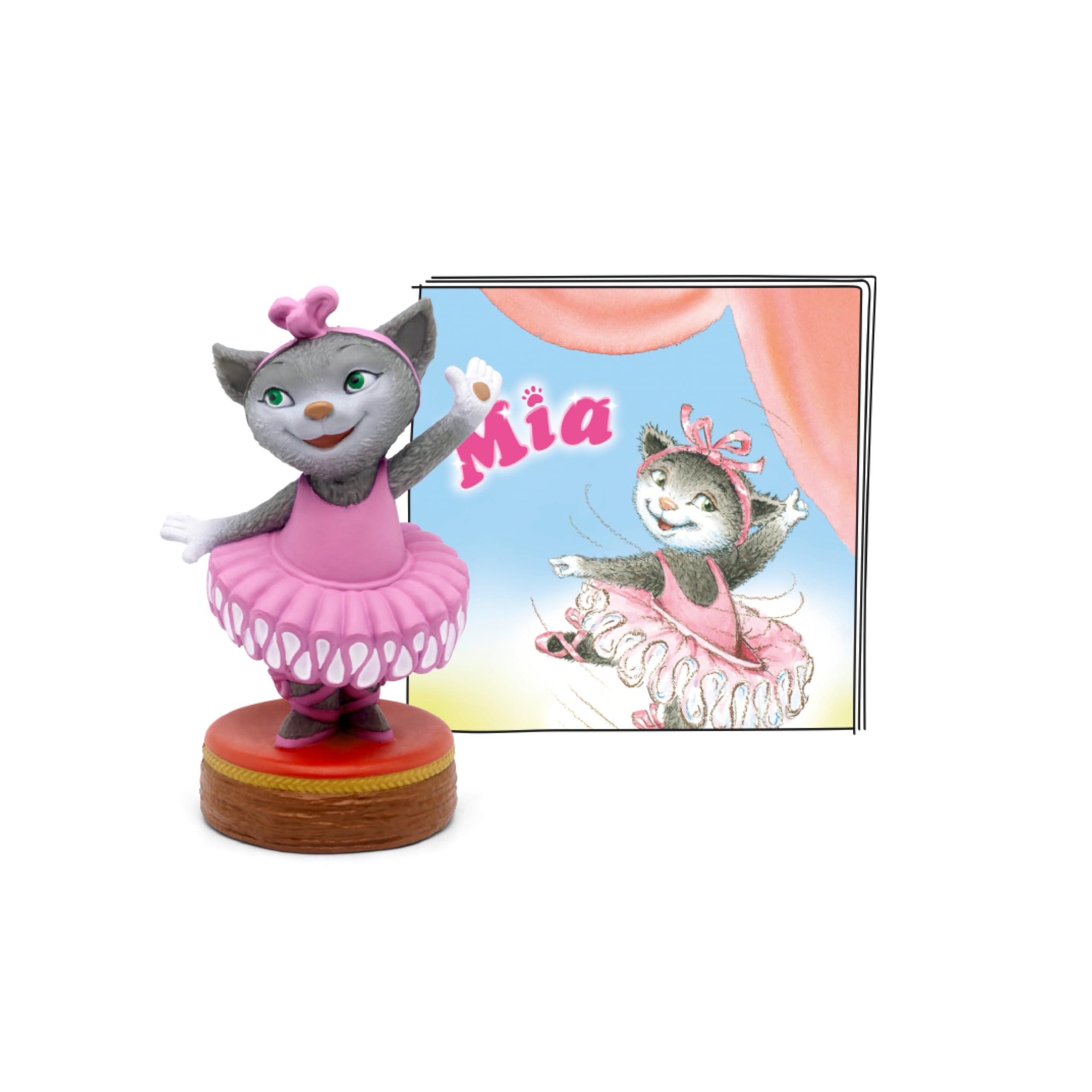 Tonies Mia kitten ballet figurine ready for imaginative play and music storytelling.