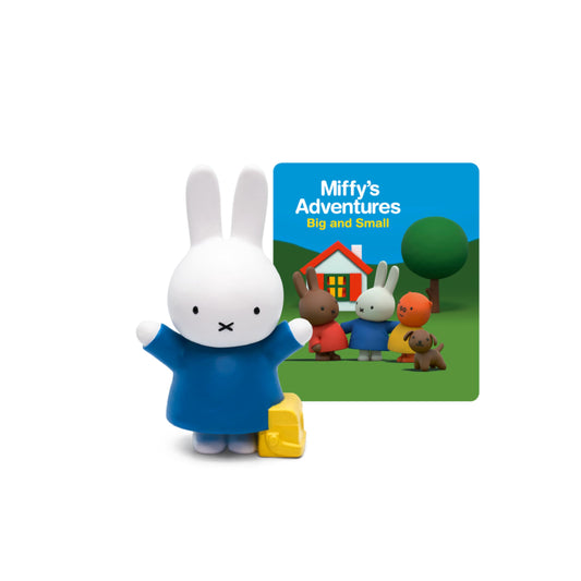 Tonies Miffy figurine on a shelf ready for imaginative play