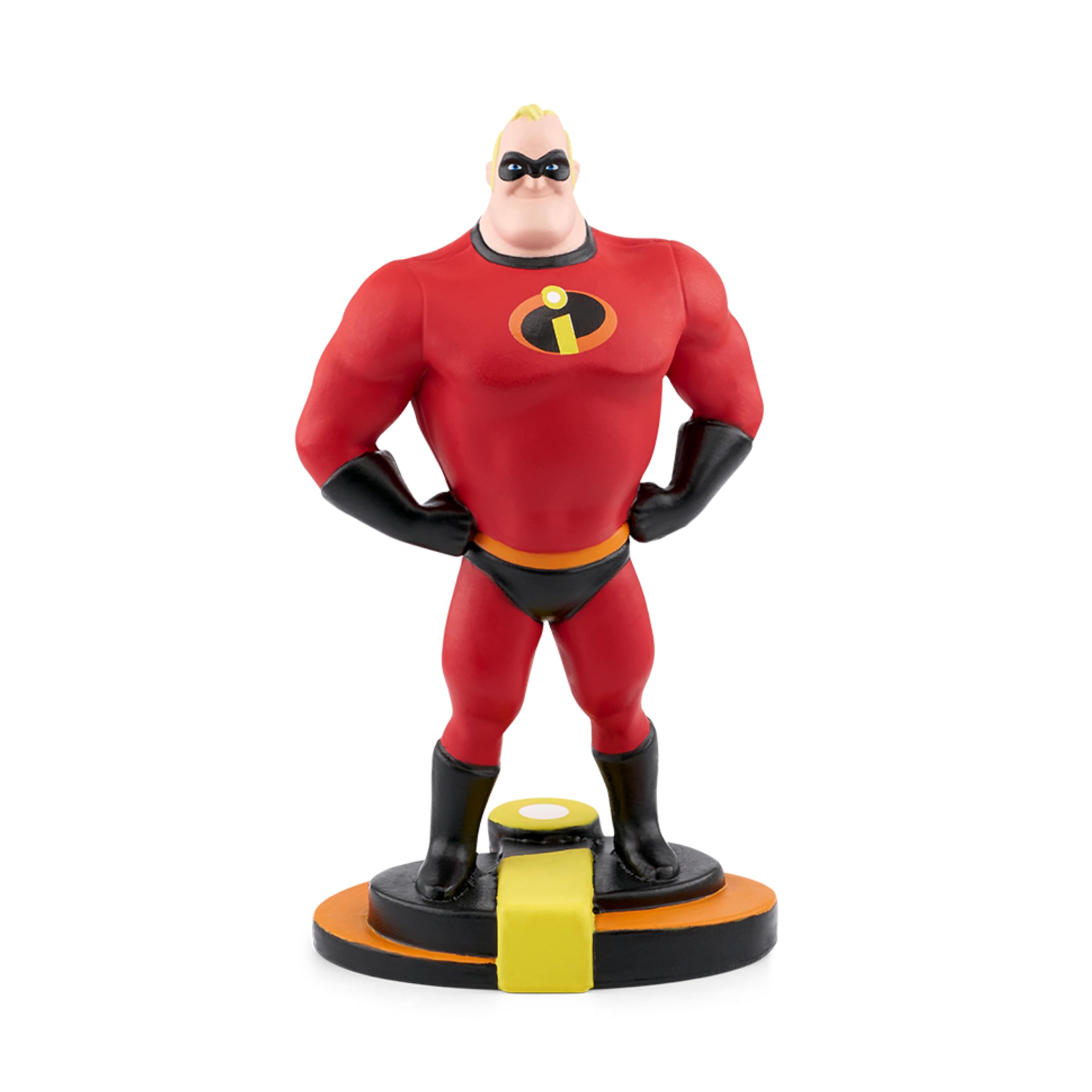 Tonies Mr. Incredible figurine packaging highlighting collectible hero.