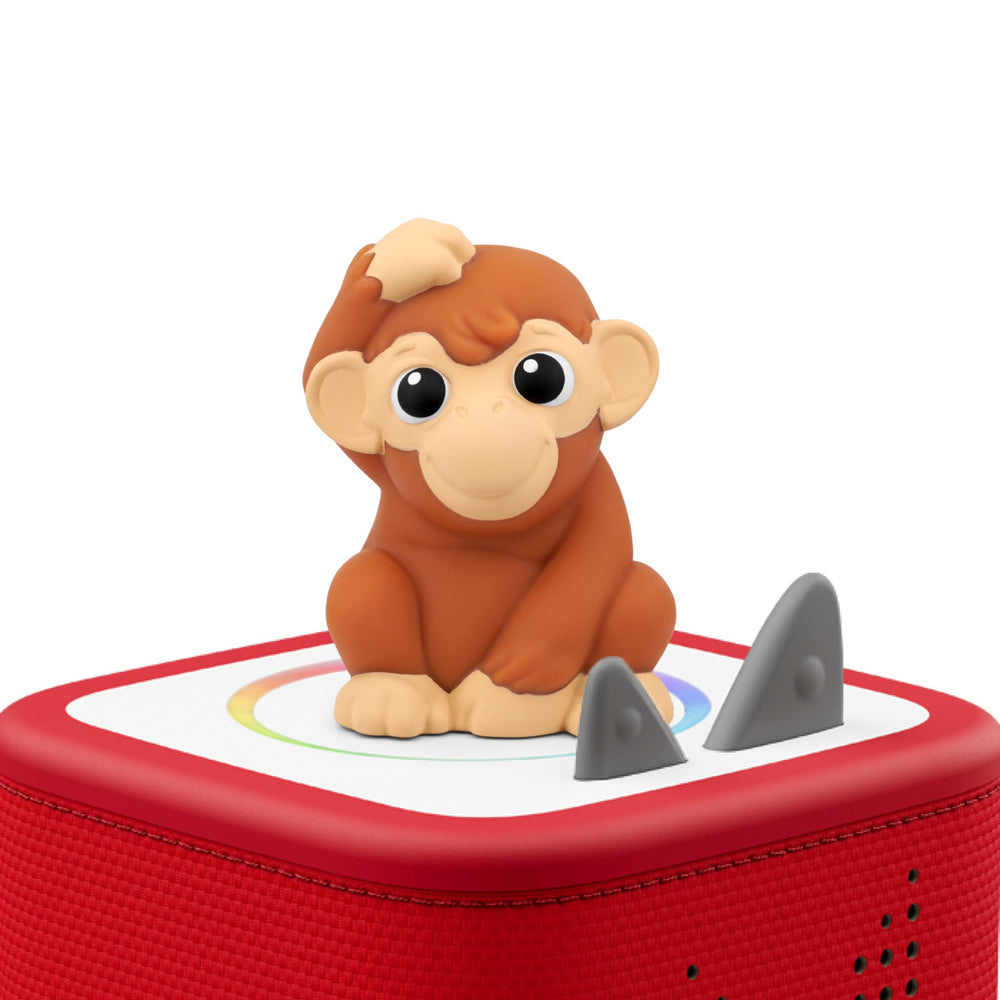 Tonies My First Jungle Set Packaging: vibrant design helps kids spot the set on the shelf.