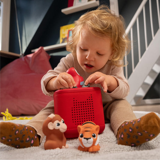 Tonies My First Jungle Set Parrot: bright, engaging toy supports listening and storytelling during playtime.